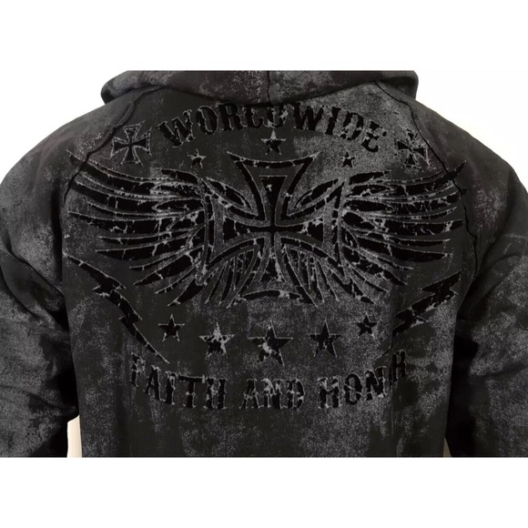 ARCHAIC AFFLICTION Hoodie BLACK TIDE - Picture 11 of 12